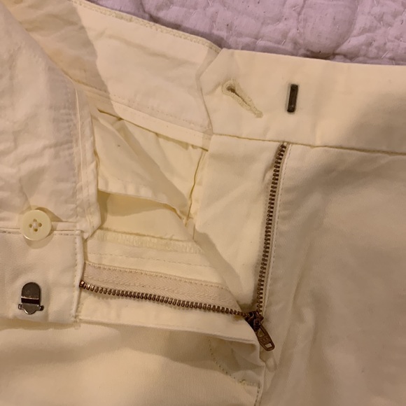 J. Crew yellow 4” chino shorts, like new, size 10 - Picture 5 of 8